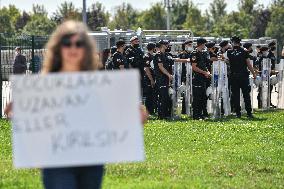 Protest Against Compulsory Vaccination - Istanbul