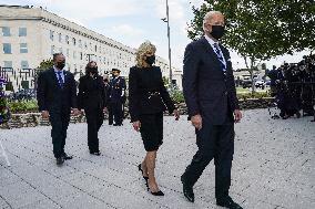 Joe Biden at Pentagon 9/11 ceremony - Washington