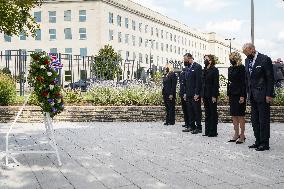 Joe Biden at Pentagon 9/11 ceremony - Washington