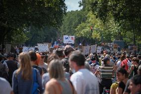 Protest Against Sanitary Pass And Vaccination - Toulouse