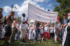 Protest Against Sanitary Pass And Vaccination - Toulouse