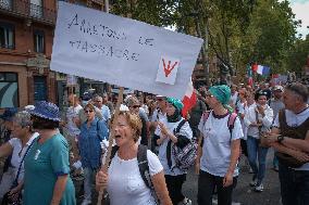 Protest Against Sanitary Pass And Vaccination - Toulouse