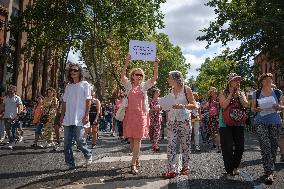 Protest Against Sanitary Pass And Vaccination - Toulouse