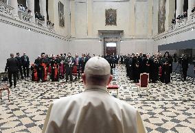 Pope Francis Meets The Ecumenical Council Of Churches - Budapest