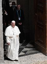 Pope Francis Meets The Ecumenical Council Of Churches - Budapest