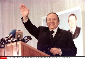 Newly-elected Algerian President Bouteflika