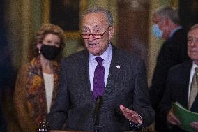 Democrats Policy Luncheon Press Conference - Washington