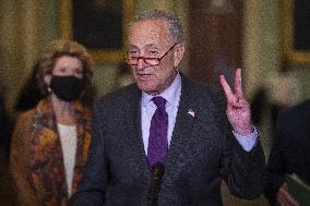 Democrats Policy Luncheon Press Conference - Washington