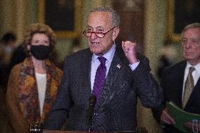 Democrats Policy Luncheon Press Conference - Washington