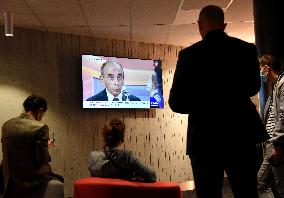 Eric Zemmour Appears On RMC/BFMTV  - Paris