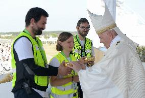 Pope Francis Leads An Open Air Holy Mass - Slovakia