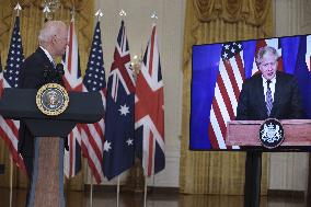 DC: President Joe Biden delivers remarks about a national security initiative