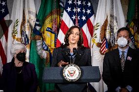 Vice President Kamala Harris and Secretary of the Treasury Janet L. Yellen on Childcare Investments