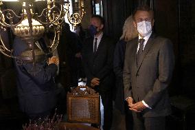 President Macron Visits The House Of Marcel Proust - Illiers-Combray