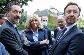 President Macron Visits The House Of Marcel Proust - Illiers-Combray