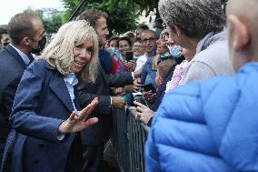 President Macron Visits The House Of Marcel Proust - Illiers-Combray