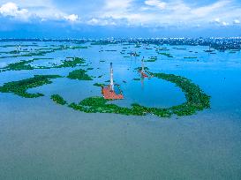 Brick Factories Flooded Due To Heavy Rains - Bangladesh
