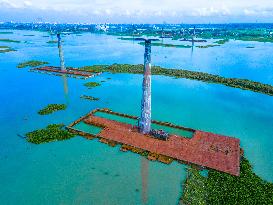 Brick Factories Flooded Due To Heavy Rains - Bangladesh