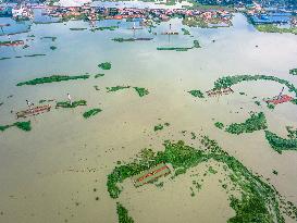 Brick Factories Flooded Due To Heavy Rains - Bangladesh
