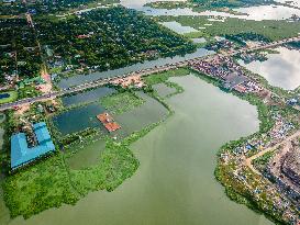 Brick Factories Flooded Due To Heavy Rains - Bangladesh