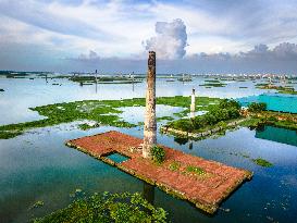 Brick Factories Flooded Due To Heavy Rains - Bangladesh