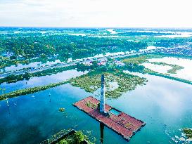 Brick Factories Flooded Due To Heavy Rains - Bangladesh