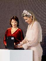 Queen Maxima At Opening National Supercomputer Snellius - Amsterdam