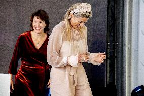 Queen Maxima At Opening National Supercomputer Snellius - Amsterdam