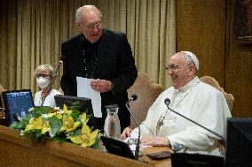 Pope Francis During Audience - Vatican