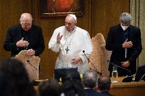 Pope Francis During Audience - Vatican