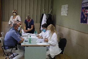 Vaccination Campaign For The Third Dose - Rome