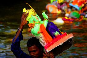 The Birth of the Elephant-Headed God Ganesha celebration