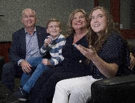 Erin O'Toole And Family Watch Early Election Results - Ottawa