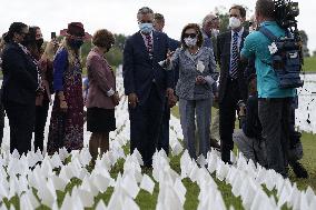 Nancy Pelosi commemorates COVID-19 victims - Washington