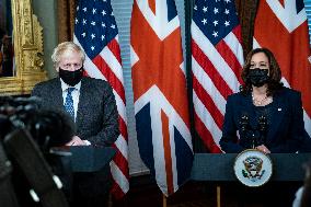 VP Harris and Prime Minister Boris Johnson Meet