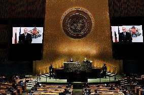 76th Session Of The United Nations General Assembly - NYC
