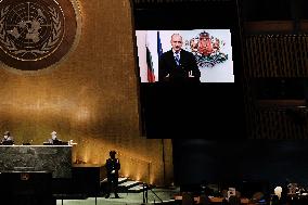76th Session Of The United Nations General Assembly - NYC