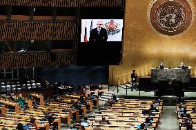 76th Session Of The United Nations General Assembly - NYC