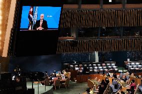 76th Session of the U.N. General Assembly - NYC