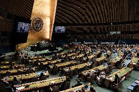 76th Session of the U.N. General Assembly - NYC
