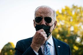 President Biden Departs The White House - Washington