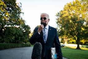 President Biden Departs The White House - Washington