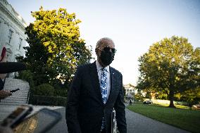 President Biden Departs The White House - Washington