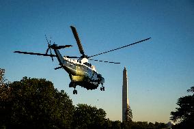 President Biden Departs The White House - Washington