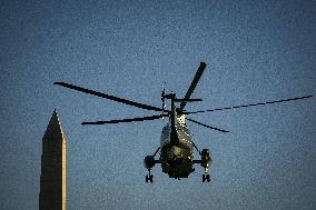 President Biden Departs The White House - Washington