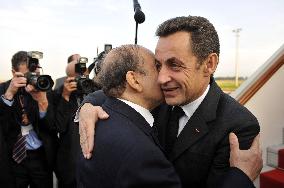 Nicolas Sarkozy on official visit in Algiers