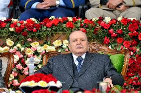 Graduation ceremony of the 40th class of the trainees army officers at a Military Academy - Algiers