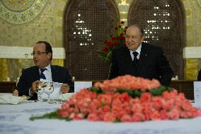 President Hollande Visits Algeria - State Dinner - Algiers
