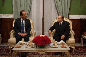 President Hollande Visits Algeria - State Dinner - Algiers