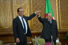 President Hollande Dr Honoris Causa Of Tlemcen University